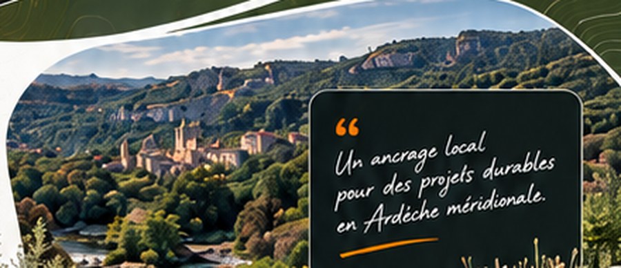 Paysage de l’Ardèche méridionale